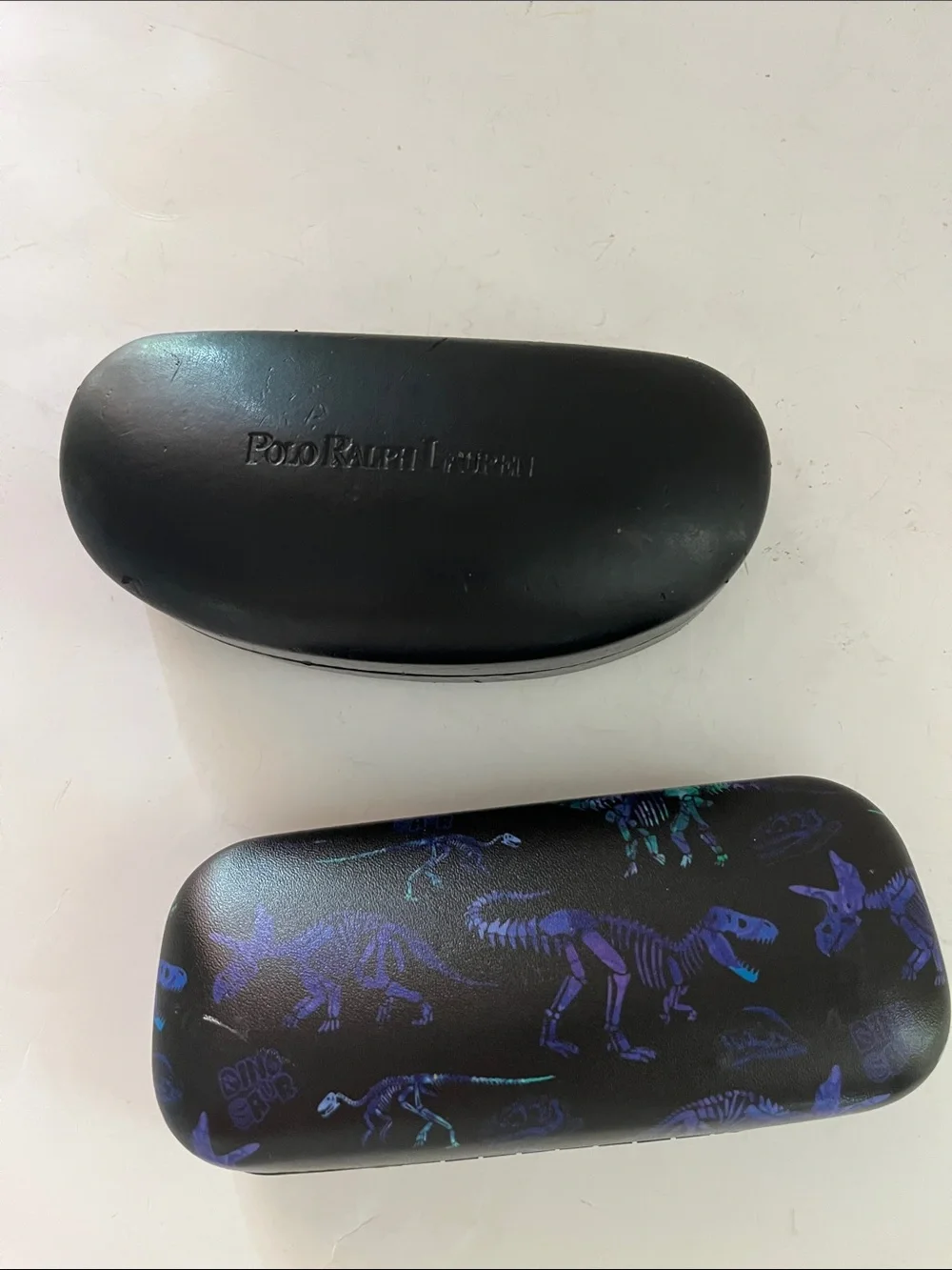 Polo Ralph Lauren Black Sunglasses Case + Dino Print Case